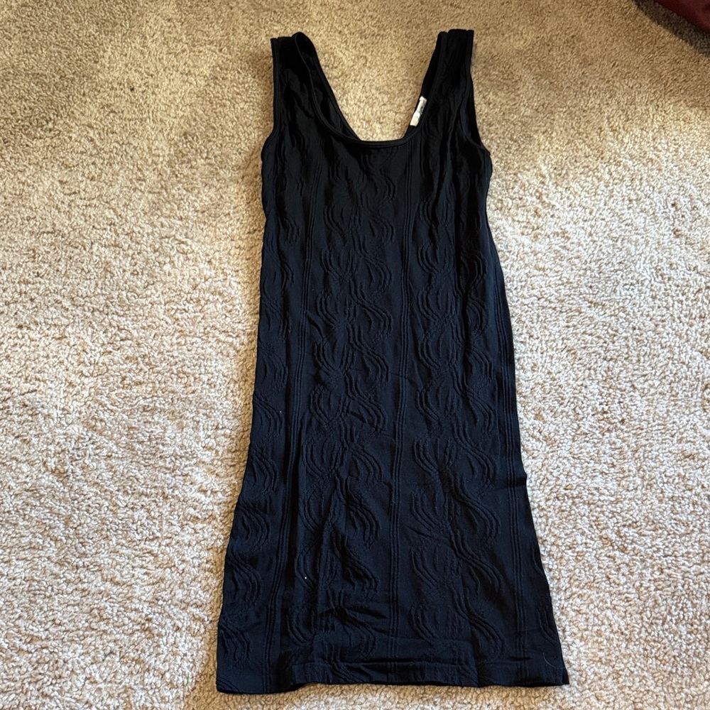 Derek Heart Black Textured Dress
